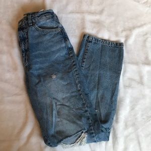 Garage vintage straight jeans- nirvana blue
